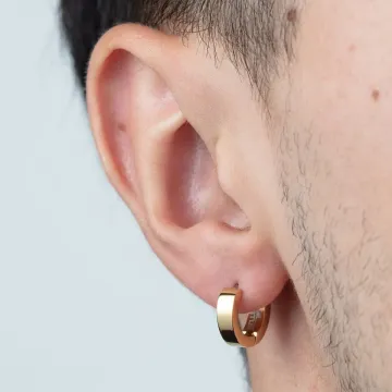 Boucles D'Oreilles Lotus Style Ls2160-4/4 Acier Inoxydable Homme