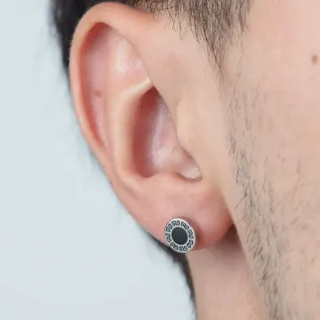 Boucles D'Oreilles Lotus Style Ls2164-4/1 Acier Inoxydable Homme