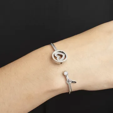 Bracelet Coeur Lotus Style Ls2182-2/1 Acier Inoxydable Femme