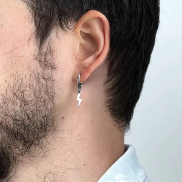 Boucles D'Oreilles Lotus Style Ls2228-4/1 Acier Inoxydable Homme