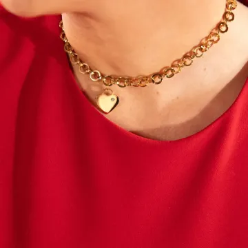 Collier Lotus Style Ls2271-1/2 Acier Femme