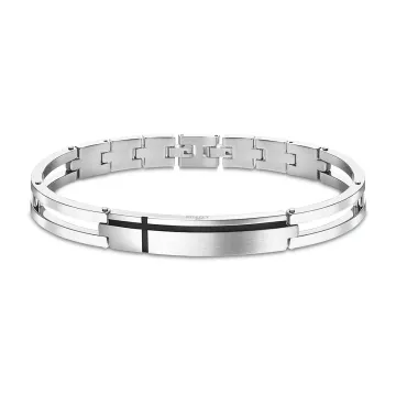 Bracelet Lotus Style Men In Black Ls1969-2/1 Acier Homme