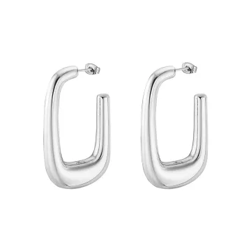 Lotus Style Femme Boucles D'Oreilles Creoles