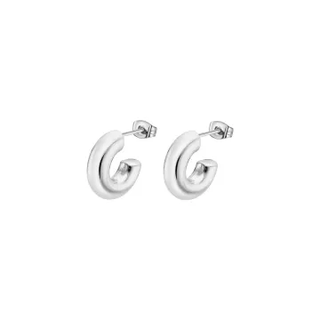 Lotus Style Femme Boucles D'Oreilles Acier