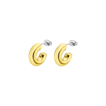 Lotus Style Femme Boucles D'Oreilles Dorées
