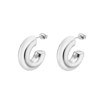 Lotus Style Femme Boucles D'Oreilles Acier