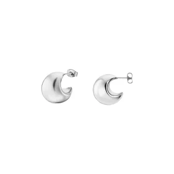 Lotus Style Femme Boucles D'Oreilles Acier