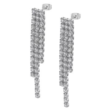 Boucles d'Oreilles Lotus Style Old Money Acier Inoxydable Femme
