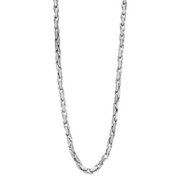 Collier Lotus Style Acier Inoxydable Homme