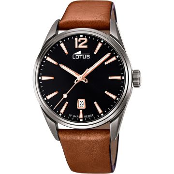 Montre Homme Cuir Marron Chrono