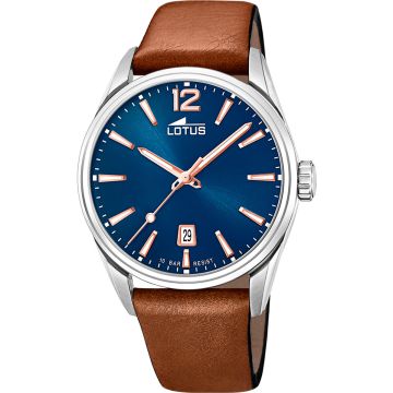 Montre Homme Cuir Marron Chrono