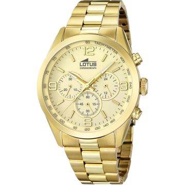 Montre Lotus Minimalist Champagne Bracelet en Acier Homme