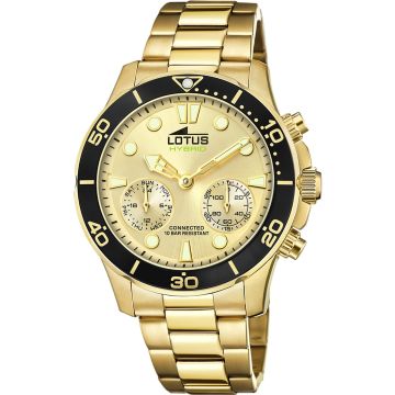 Montre Lotus Dégager Bracelet en Acier Inoxydable Homme