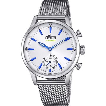 Montre Lotus Gris Bracelet en Acier Inoxydable Homme