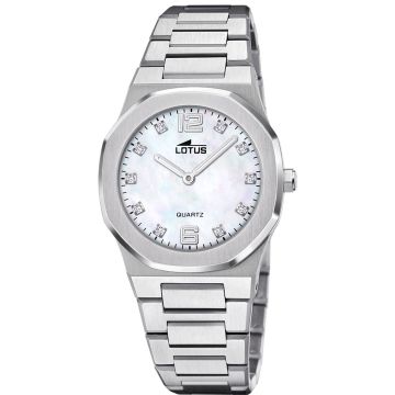 Montre Lotus Nacre Femme