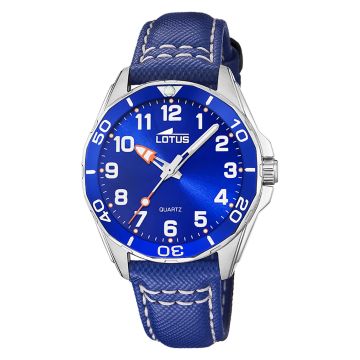 Montre Lotus Junior Collection Bleu Bracelet en Cuir Enfants