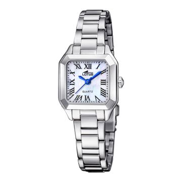 Montre Femme Lotus Old Money Avec Cadran Blanc et Bracelet Acier