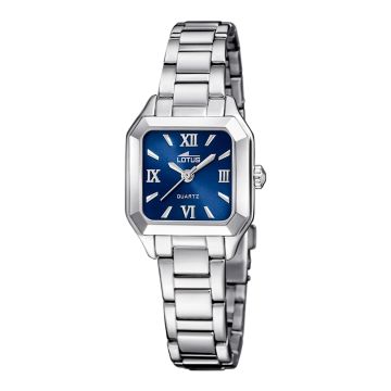 Montre Femme Lotus Old Money Avec Cadran Bleu et Bracelet Acier