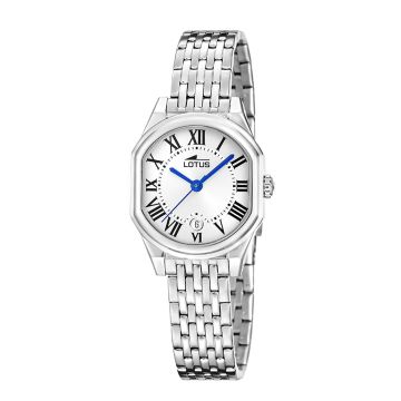 Montre Femme Lotus Old Money Avec Cadran Argent et Bracelet Acier