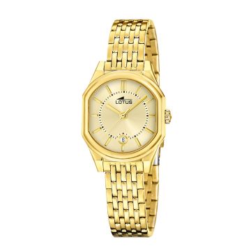 Montre Femme Lotus Old Money Avec Cadran Champagne et Bracelet Acier