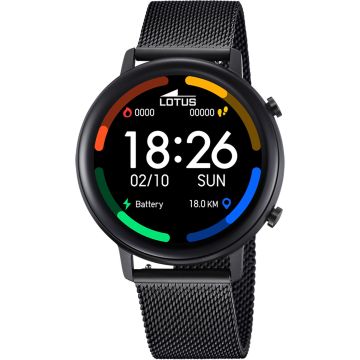 Smartwatch Lotus Bracelet en Acier Inoxydable Bluetooth Homme