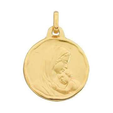 Médaille Vierge A L Enfant Sat/Lisse