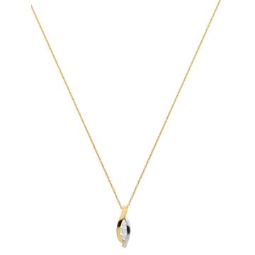 Collier Fr Pend Grain Ble Bic 3 Oz