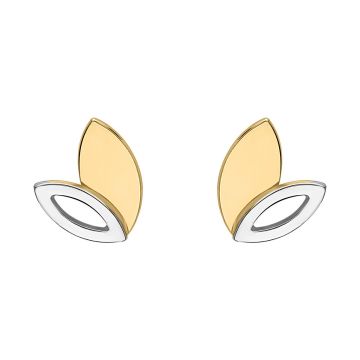 Boucles D'oreilles Boutons Navettes 2 Ors