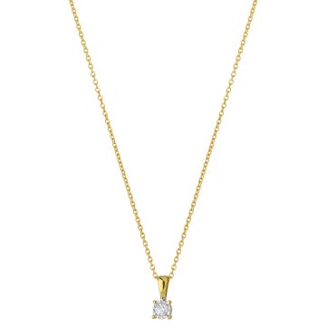 Collier Pre-Serti Pastille Dt 0.05Ct