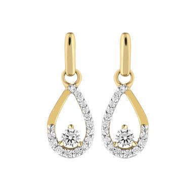 Boucles D'oreilles Pendant Oxyde De Zirconium