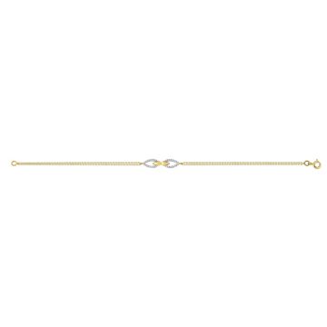 Bracelet Double Rang Oxyde De Zirconium