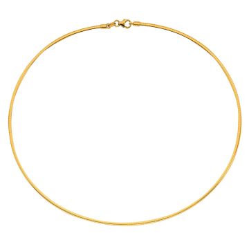 Collier Omega Reversible Bicolore 2Mm