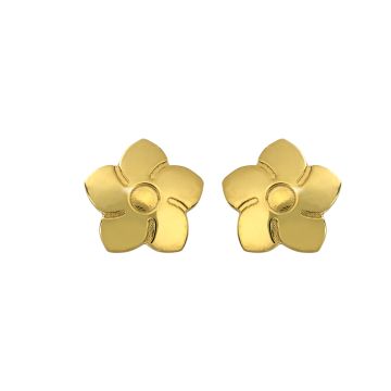 Boucles D'Oreilles Vis Bouton Fleur
