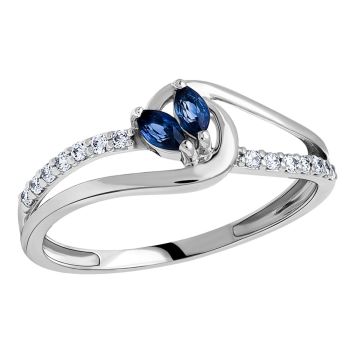 Bague Saphir  Oxydes