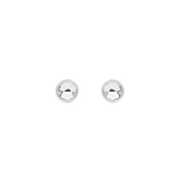 Boucles D'Oreilles Bouton Boule 4 Mm Tout Or Og