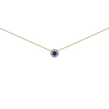 Collier Am 4Mm + Oxydes De Zirconium 1 Mm