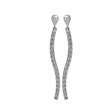 Boucles D'Oreilles Pendante Courbe Tout Oz Og
