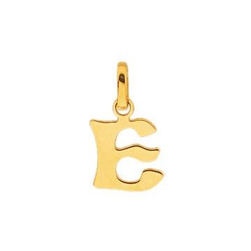 Pendentif Decoupe Lettre E