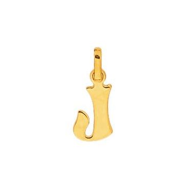 Pendentif Decoupe Lettre J