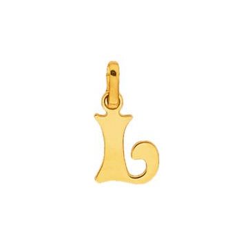 Pendentif Decoupe Lettre L