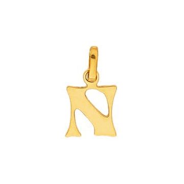 Pendentif Decoupe Lettre N