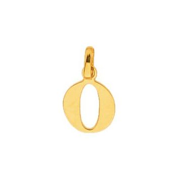 Pendentif Decoupe Lettre O
