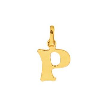 Pendentif Decoupe Lettre P
