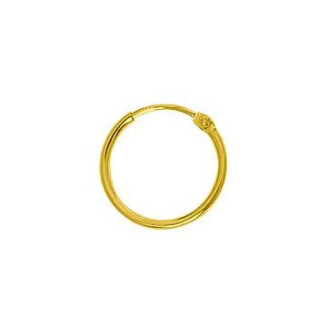 Créoles Fil Rond 1mm Ext.12mm