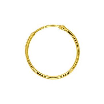 Créoles Fil Rond 1mm Ext.16mm