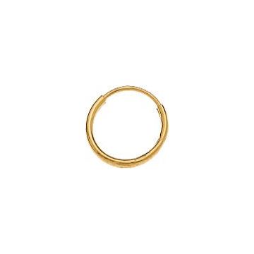 Créoles Flexible Fil Rond 1mm Ext.10