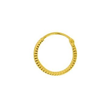 Créoles Fil Carre Diamètre .1MM Ext.12mm