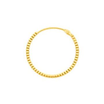 Créoles Fil Carre Diamètre .1MM Ext.16mm