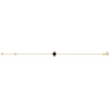 Bracelet Sa 5*4Mm + Oxydes De Zirconium