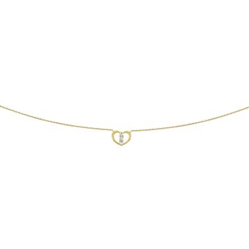 Collier Coeur Oz Ar A 42Cm